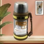 Stainless Steel Insulation Thermos, Vacuum Insulated Water Bottle For Travel, Outdoor Fitness Portable Travel Pot, Camping Coffee, Portable Car, Travel Keep Hot & Cold Large Capacity (1500 Ml)