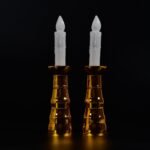 6560 2pcs LED Candle Light Candles Flameless Lamp Indoor Window Decoration Wedding Party Decor Light