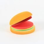 8073 Burger Shaped Notepad / Sticky Notes / Memo Pads, Unique Mini Notes (Multicolor)