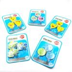 4728 Plastic Self-Adhesive Kitchen 3Pc Hooks 