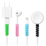 Spiral Charger Cable Protector Pack - Set of 10 Cable Savers for Fray Prevention and Device Compatibility - Image 5