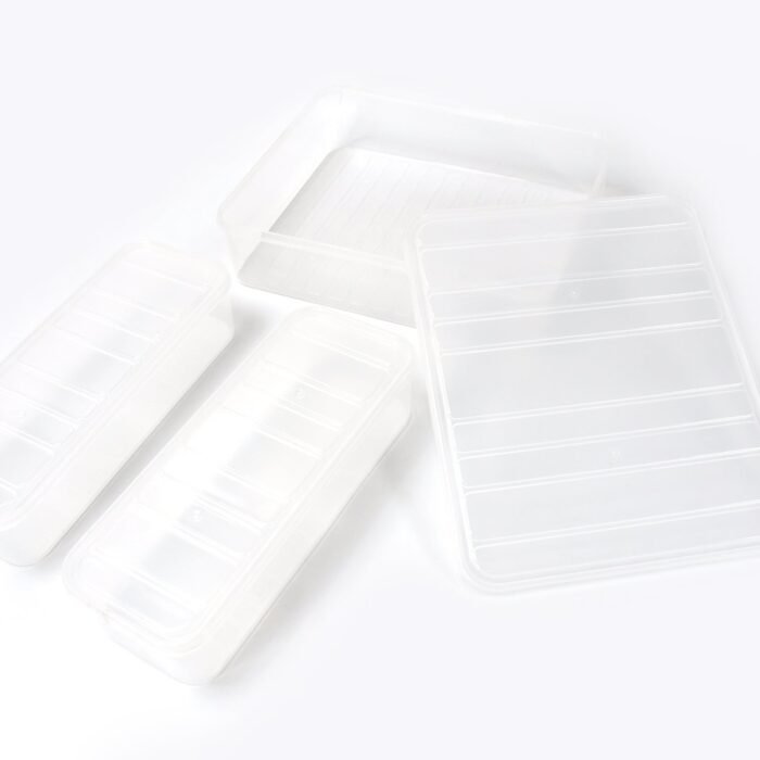 3-Piece BPA-Free Plastic Food Storage Containers with Secure Lids, Stackable and Freezer-Safe - Image 4