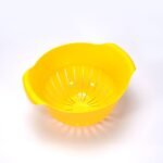 2312 Plastic Fruits Vegetable Noodles Pasta Washing Bowl & Strainer