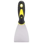 7479 Putty Knife Set with Soft Rubber Handle for Drywall, Putty, Decals, Wallpaper, Baking, Patching and Painting