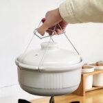 Kitchen Tongs Stainless Steel Pot Pan Gripper Clip Red Handle Take Bowl Clip Gripper Multi-Purpose Bowl Kitchen Accessories Kitchen Tongs Stainless Steel For Restaurants For Kitchen