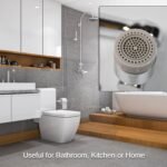 Splash Faucet Filter Faucet, 1080 Rotating Faucet Sprayer Head Double O-Ring Design, Movable Tap Water Saving, Sink Aerator Extender For Bathroom Kitchen ( Loose )