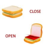 8072 Sandwich Shaped Notepad / Sticky Notes / Memo Pads, Unique Mini Notes (Multicolor)