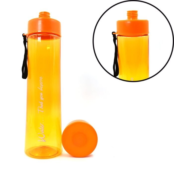 2716 Unbreakable, Leakproof, Durable, BPA Free, Non-Toxic Plastic Water Bottles, 1 Litre (Pack of 3, Assorted Color)