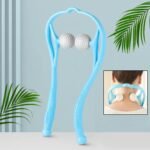 Neck Shoulder Massager, 13.5X7.08In Portable Relieving The Back For Men Relieving The Waist Women