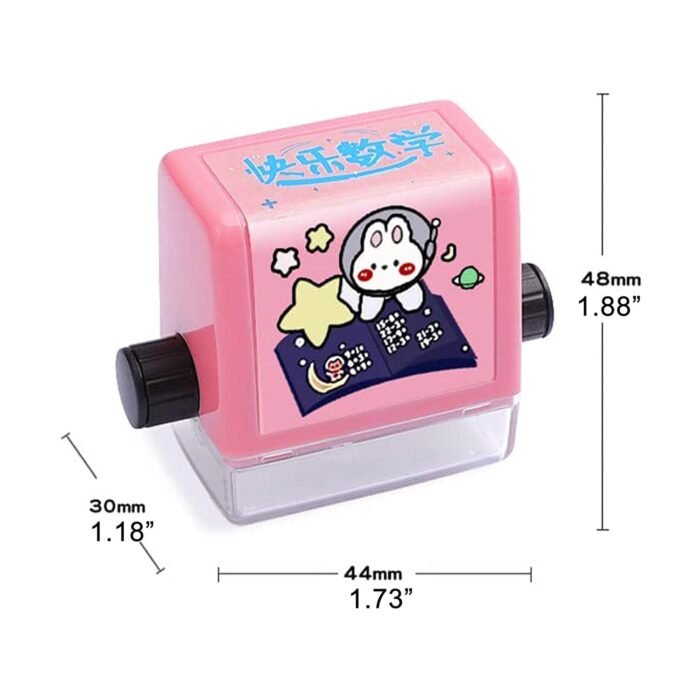 4045 Roller Digital Teaching Stamp, Addition and Subtraction Roller Stamp