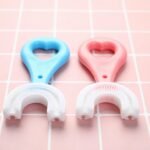 4774 Kids U S Tooth Brush used in all kinds of household bathroom places for washing teeth of kids, toddlers and childrenâ€™s easily and comfortably. 