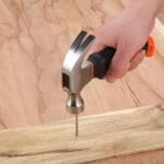 Mini Claw Hammer with Short Handle and Comfort Plastic Grip – 300 Grams for Precision and Tight Spaces