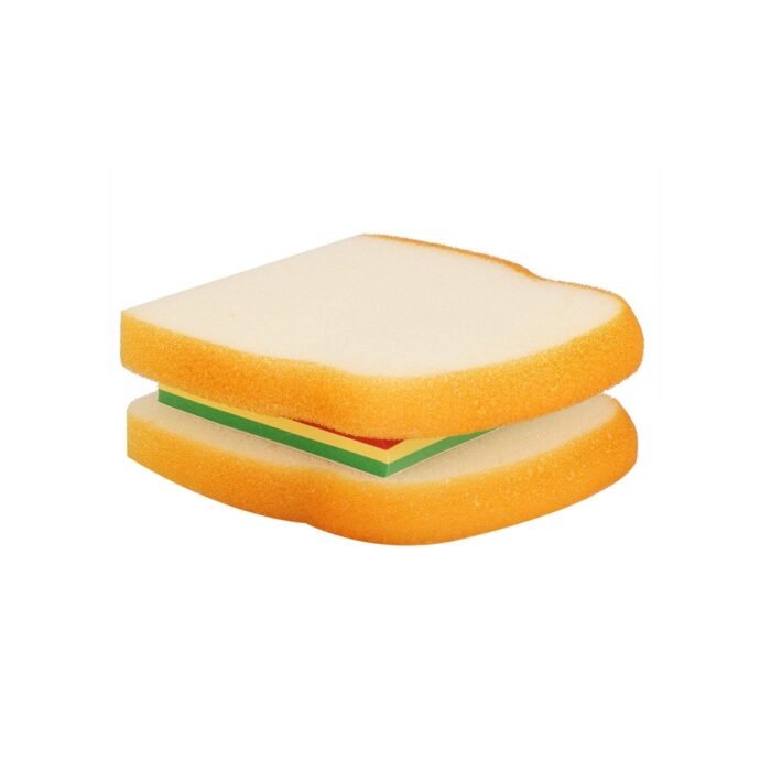 8072 Sandwich Shaped Notepad / Sticky Notes / Memo Pads, Unique Mini Notes (Multicolor)