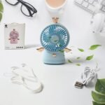Adorable USB Rechargeable Mini Handheld Fan