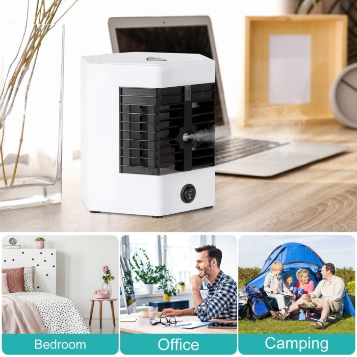 1488 Mini Air Conditioner ARCTIC COOLER Air Cooler Humidifier Mini Portable Air Cooler Fan Arctic Air Personal Space Cooler The Quick & Easy Way to Cool Any Space Air Conditioner