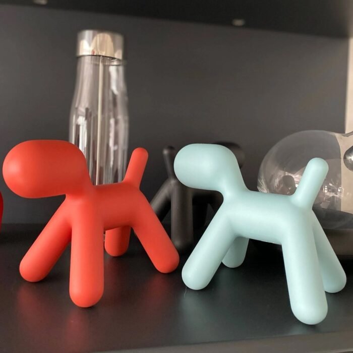 Plastic Cute Animal Puppy Chair,Creative Dog Low Footstool,Cartoon Foot Rest Stool For Bedroom Living Room Entrance Gift (1 Pc) - Image 8
