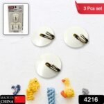 Multipurpose Strong Hook Self-Adhesive Hooks For Wall Heavy Plastic Hook, Sticky Hook Household For Home , Decorative Hooks, Bathroom & All Type Wall Use Hook , Suitable For Bathroom, Kitchen, Office