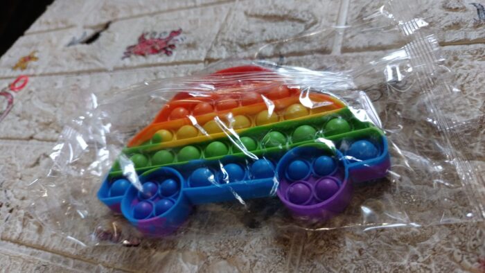 Pop Fidget Toy Push Pop Bubble Fidget Sensory Toy For Kids And Adults Fidget Popper Stress Reliever Sensory Fidget Poppers (Butterfly & Car Shape / 1 Pc) - Image 10