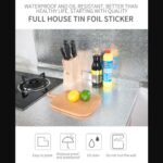9014 2 Meter Aluminium Foil Sticker used in all kitchen purposes to prevent oily and greasy stains of food while cooking.