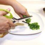 Multifunction Vegetable Stainless Steel Herbs Scissor With 3 Blades