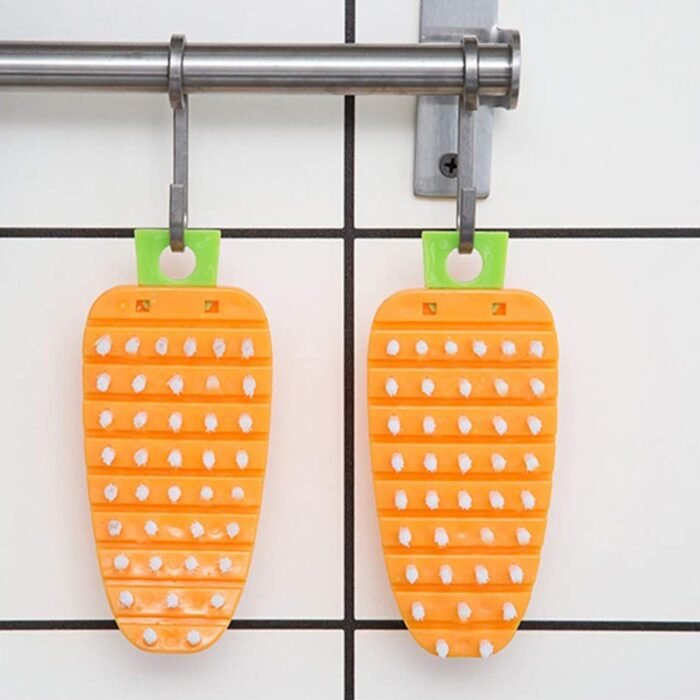 Carrot-Shaped Vegetable Scrubbing Brush - Image 7