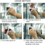 4976 Double face glass cleaner Window Squeegee, Magnetic Window Washing Equipment.