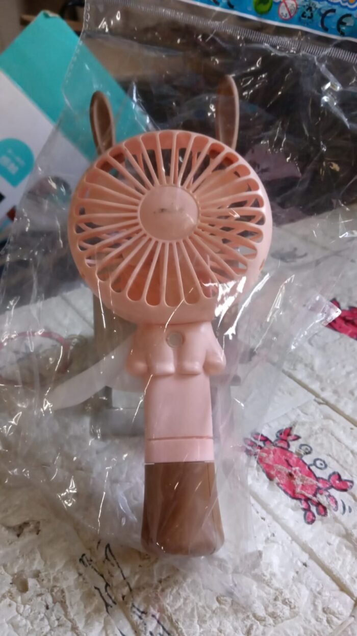 Portable Small Fan Handheld, Mini Student Handheld Dormitory Class Personal Fan Without Battery & Usb Cable Operated Manual Hand Press Fan (1 Pc) - Image 7