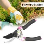 1711 Garden Sharp Cutter Pruners Scissor with grip-handle