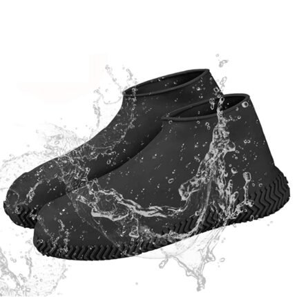 4866A NON-SLIP SILICONE RAIN REUSABLE ANTI SKID WATERPROOF FORDABLE BOOT SHOE COVER ( LARGE )