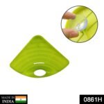 0861h Corner Sink Strainer For Draining Kitchen Waste In Sinks And Wash Basins.