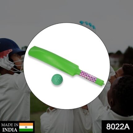 8022A Plastic Cricket Bat and Ball Toy for Kids