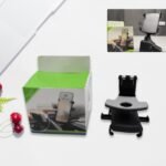 Car Phone Holder Clip Mount 360 Degree Rotation Dashboard Rear View Mirror Sun Visor Smartphone Hud Navigation Fold Stand Plastic Black Compatible For All Smart Phones