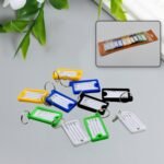 Wallet Keychain 10 Pcs Set Plastic Key Custom Key Tags Key Ring Tags Numbered Key Tags Tags With Backpack Keychain