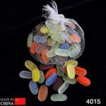 4015 Glass Gem Stone, Flat Round Marbles Pebbles for Vase Fillers, Attractive pebbles for Aquarium Fish Tank.