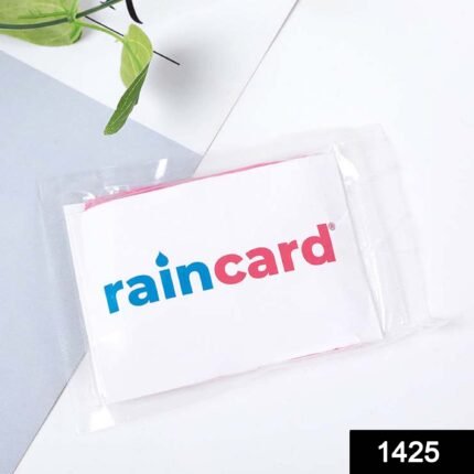 1425 Waterproof Rain Poncho with Drawstring Hood Pocket