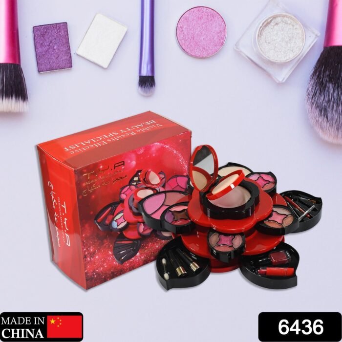 6436 All in One Makeup Kit for Teens Flower Palette for Girls 3 Tier Cosplay