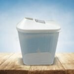 Plastic Storage Container Easy Flow Storage Container, Grocery Containers Storage Jars Rice, Pulses, Spices, Dry Fruits, Snacks Airtight Food Storage Container For Kitchen, 1500 Ml