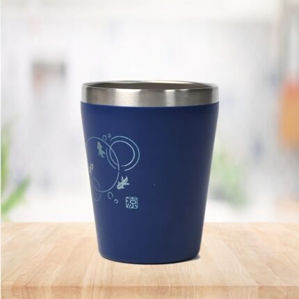 7184 Stainless Steel Drinking Glass for Water, Milk Tea Coffee Lassi Glass Tumbler  Premium Blue Glass