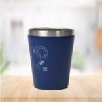 7184 Stainless Steel Drinking Glass for Water, Milk Tea Coffee Lassi Glass Tumbler  Premium Blue Glass 