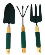 1505 Gardening Tool Wood Handle Cultivator Trowel Forks Tool Set (3 pack)