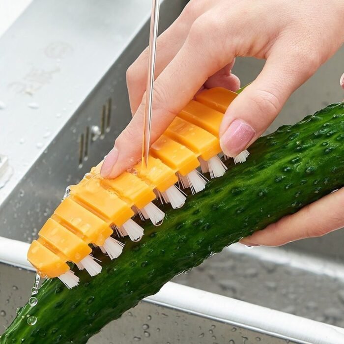 Carrot-Shaped Vegetable Scrubbing Brush - Image 8