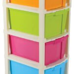 0768 Multipurpose Modular Drawer Organizer Storage Box - 4 Layers