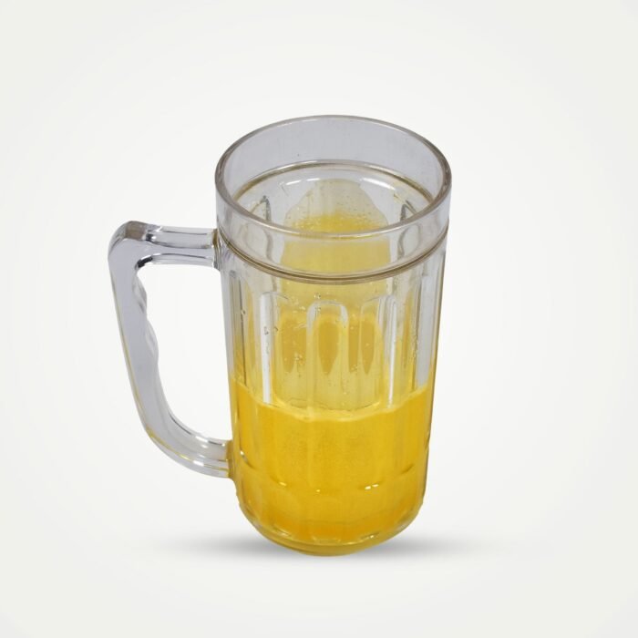 6832 420ml Large Beer Mug with Handle Crystal Clear Lead Free Mug Beer Mug, Beer Glass | Perfect for Home, Bars and parties-1Piece.