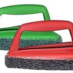 1403 Bathroom Brush with abrasive scrubber for superior tile cleaning 