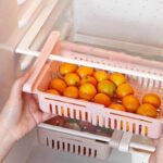 2336A EXPANDABLE ADJUSTABLE MULTIPURPOSE FRIDGE STORAGE BASKET ( 2 pc )