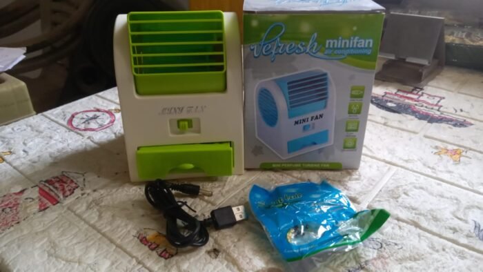 Portable Air Cooler-Rechargeable Personal With Duration Desk Cooling Fan Usb/Battery Powered Desk Pc Laptop Air Conditioner Cooler For Home, Bedroom, Travel, And Office - Image 8