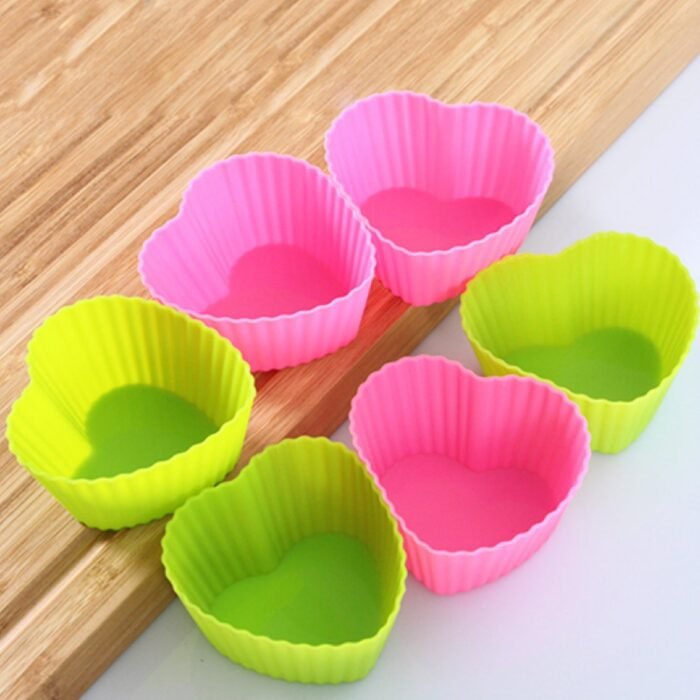 0798A Silicone Loving Heart Shaped Baking Mold Fondant Cake Tool Chocolate Candy Cookies Pastry Soap Moulds