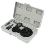 Wood Hole Saw Cutting Set (11 Pcs, 19-64Mm, Multicolour)