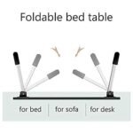 7862 FOLDABLE BED STUDY TABLE PORTABLE MULTIFUNCTION LAPTOP TABLE LAPDESK FOR CHILDREN BED FOLDABLE TABLE WORK OFFICE HOME WITH TABLET SLOT & CUP HOLDER