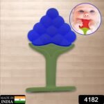 Baby Silicone Teether, Fruit Teether For Toddlers,100% Food Grade Silicone Teether, Non-Toxic & Latex Free Suitable For Kids Above 3 Months (1 Pc )